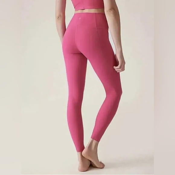 Athleta Transcend Stash Tight, Color Salvia Pink Size XS-TP - Picture 3 of 15